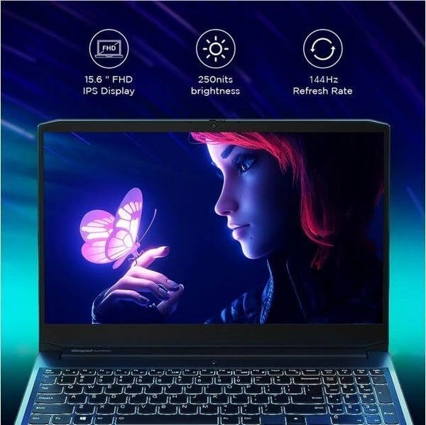 Lenovo IdeaPad Gaming 3 Intel Core i5-11320H 15.6" (39.62cm) FHD IPS 144Hz Gaming Laptop (16GB/512GB SSD/Win 11/NVIDIA RTX 2050 4GB - Black