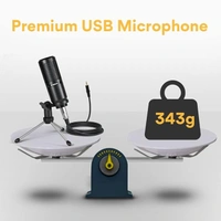 MAONO Au-Pm360Tr Trs Condenser USB Mic For Pc And Youtube Recording, Podcast Microphone For Gaming, Studio, Vlogging, Black - Black