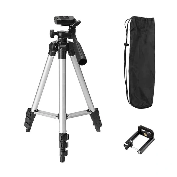 Tygot 3366 Aluminum Tripod - Black