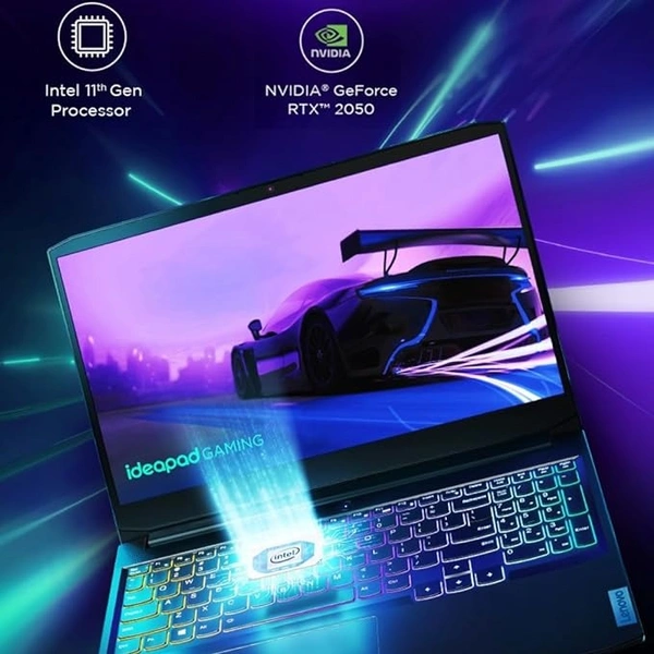 Lenovo IdeaPad Gaming 3 Intel Core i5-11320H 15.6" (39.62cm) FHD IPS 144Hz Gaming Laptop (16GB/512GB SSD/Win 11/NVIDIA RTX 2050 4GB - Black