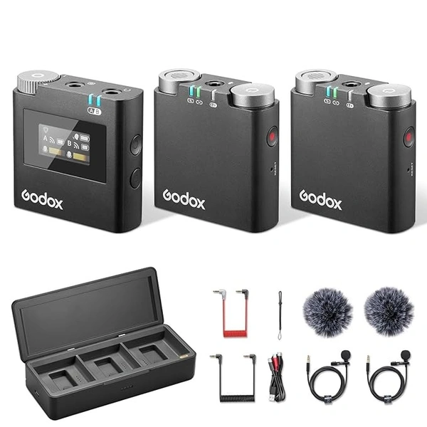 GODOX Virso M2 2.4GHz Wireless Microphone - Black