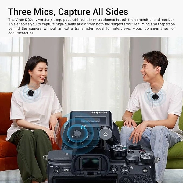 GODOX Virso M2 2.4GHz Wireless Microphone - Black