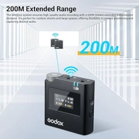 GODOX Virso M2 2.4GHz Wireless Microphone - Black
