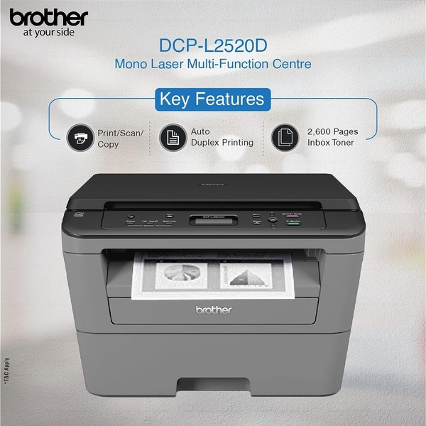 Brother Multi-Function Laser Auto-Duplex Printer