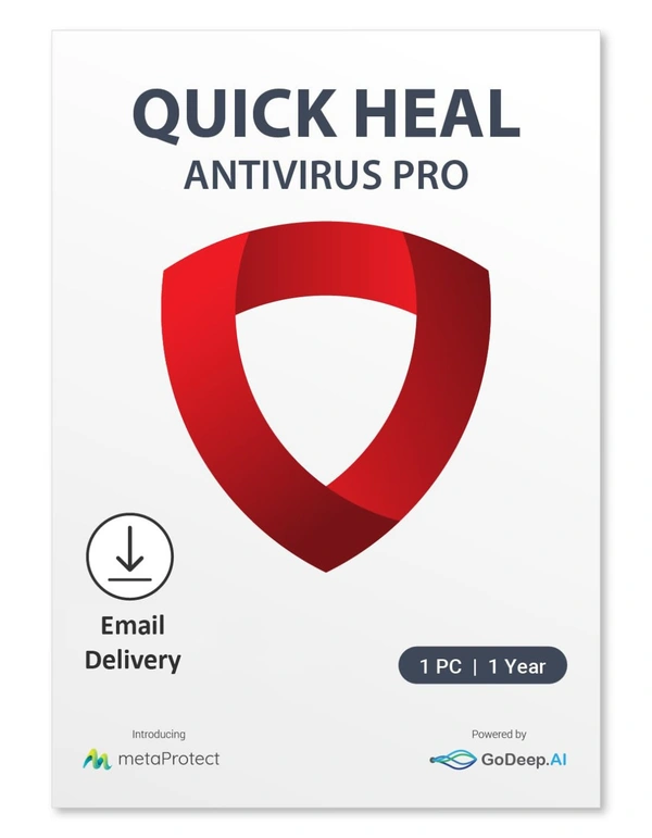 Quick Heal | Antivirus Pro | 1 user | 1 Year | Email Delivery in 2 hours - no CD