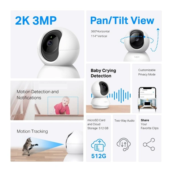 TP-Link C210 360° 3MP Full HD