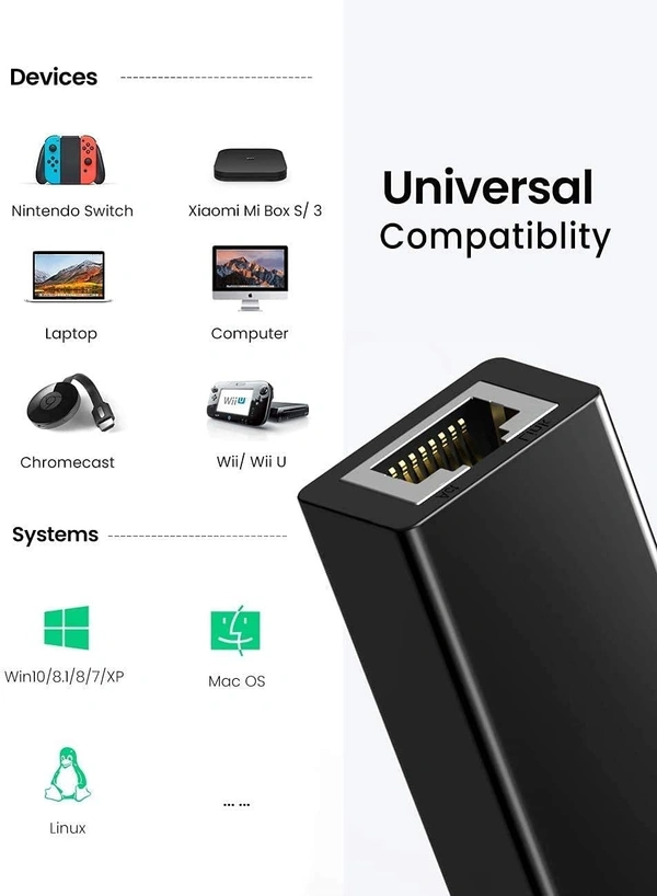 USB to Rj45 LAN Network Adapter - 