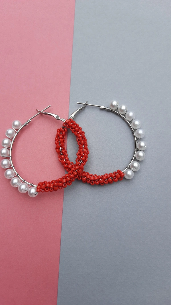 Pearl n Beads Hoop