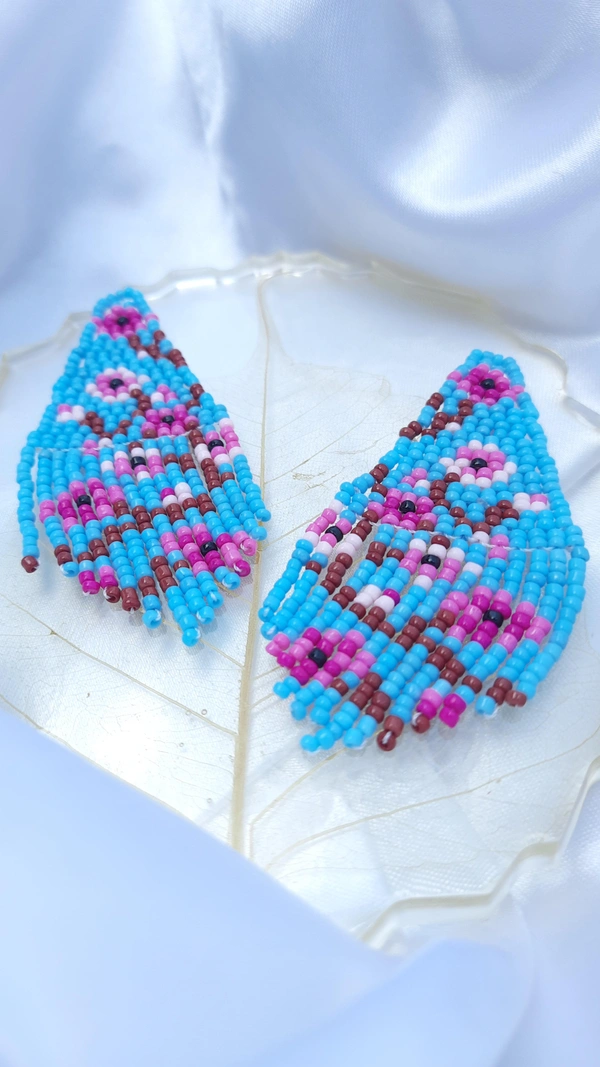 Cherry Blossom Fringe Earring 