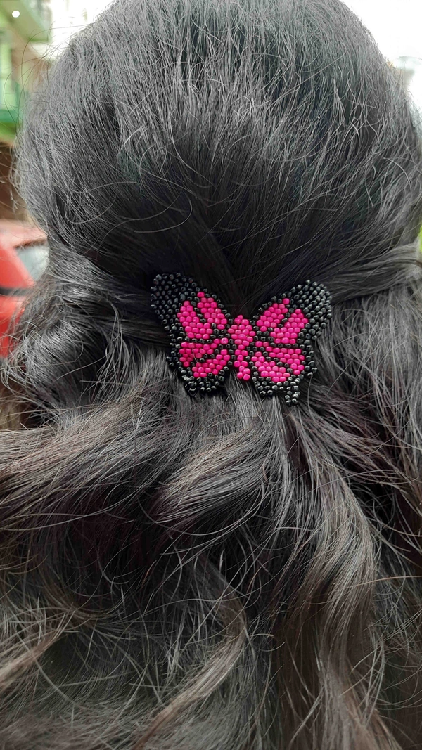 Butterfly Hairclip - Picton Blue