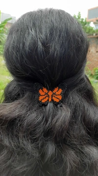 Butterfly Hairclip - Picton Blue