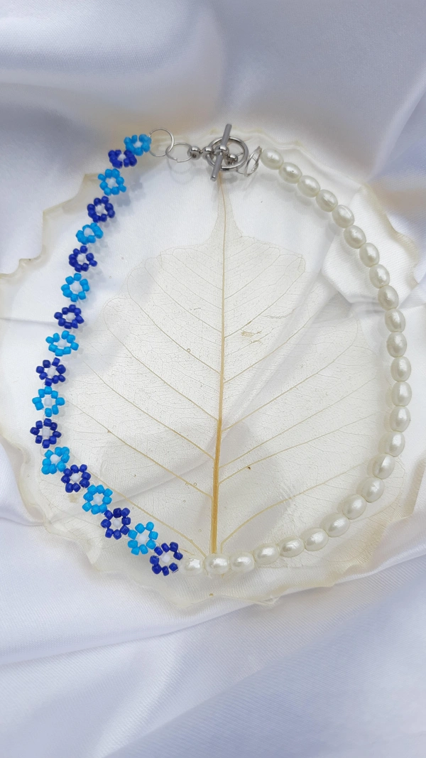 Diana Pearl N Bead Necklace 