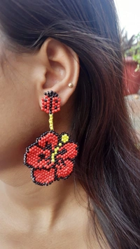 Hibiscus Earring 
