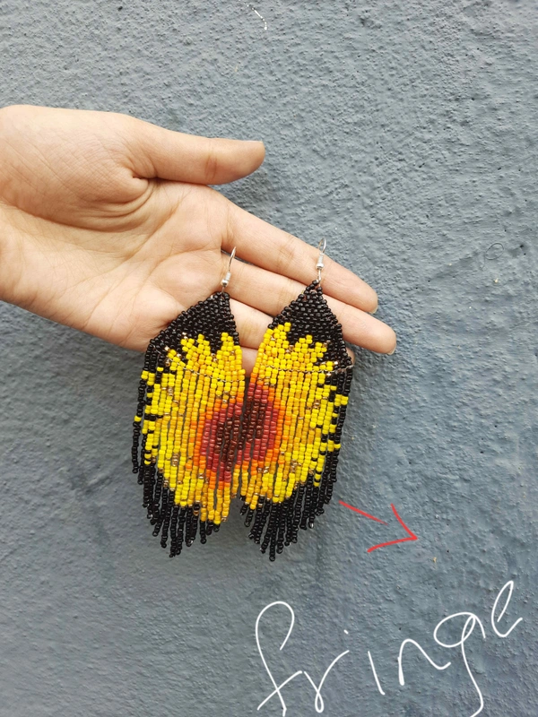 SUNFLOWER FRINGE Earring 