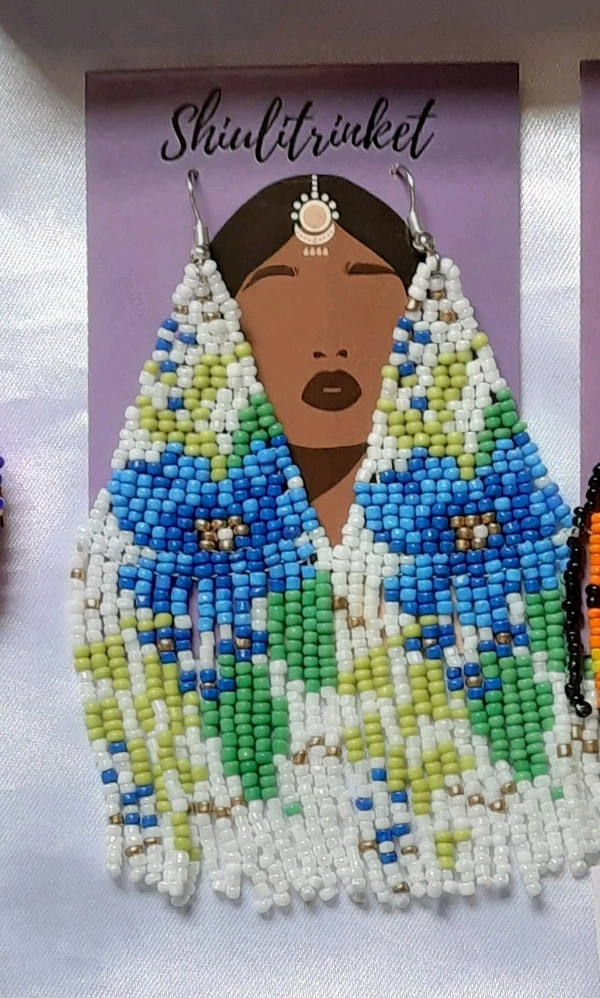 FORGET ME NOT  FRINGE EARRING 