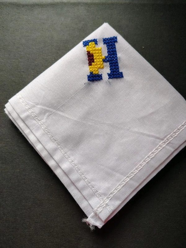 Name Initial Hanky - H