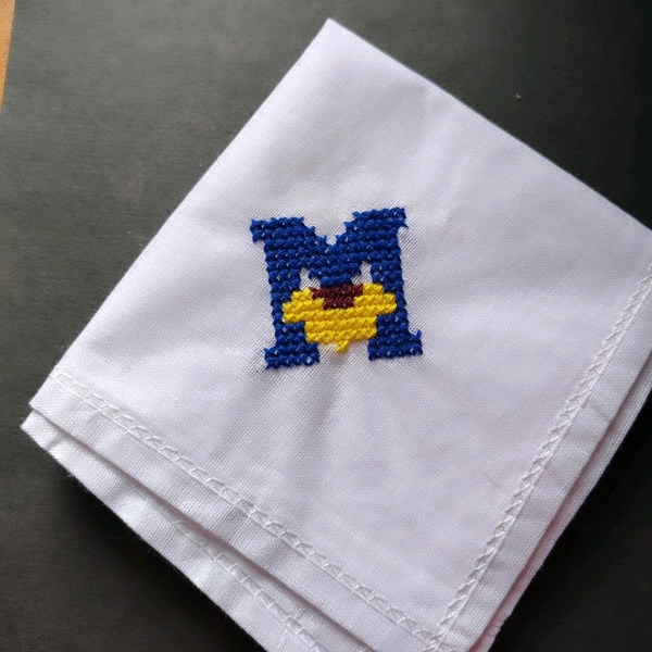 Name Initial Hanky - M