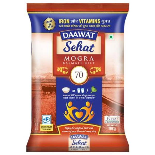 Dawat Daawat Sehat Mogra Basmati Rice  - 5kg