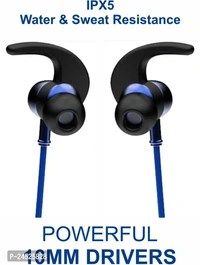 As a Bluetooth Connection Earphone! - Blue