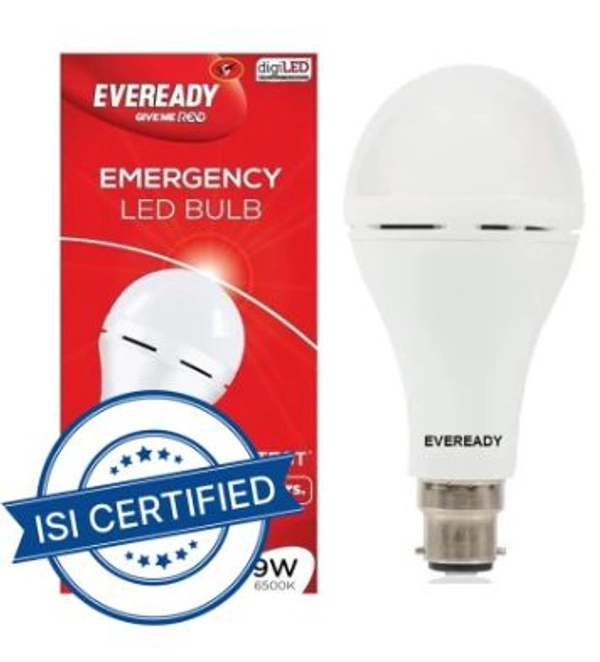 Automatic Rechargeable Eveready LED Bulb.. - White, 9-Watt