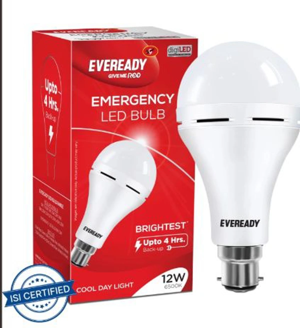 Automatic Rechargeable Eveready LED Bulb.. - 12-Watt, White