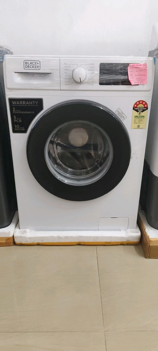 Black+Decker 6 Kg Front Load  - White