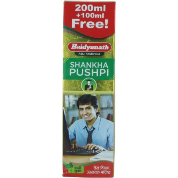 Baidyanath Jhansi Baidyanath Shankha pushpi Syrup (200ml) - 200 ml