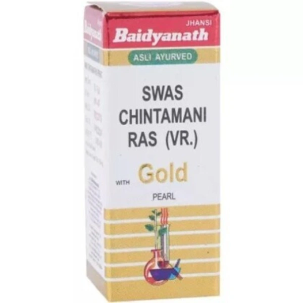 Baidyanath Jhansi Baidyanath Swas Chintamani Ras (VR.) (10tab) - 10 Tablets