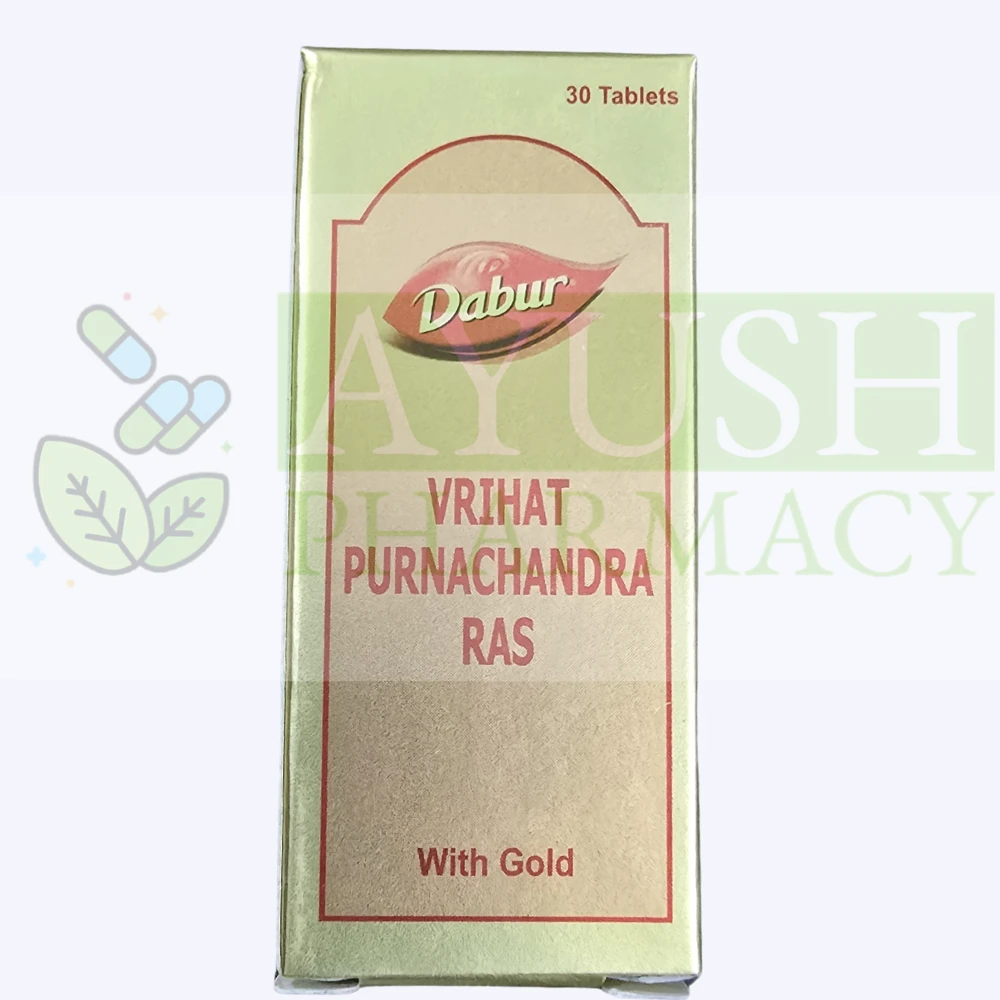 Dabur Vrihat Purnachandra Ras with Gold (30tab)