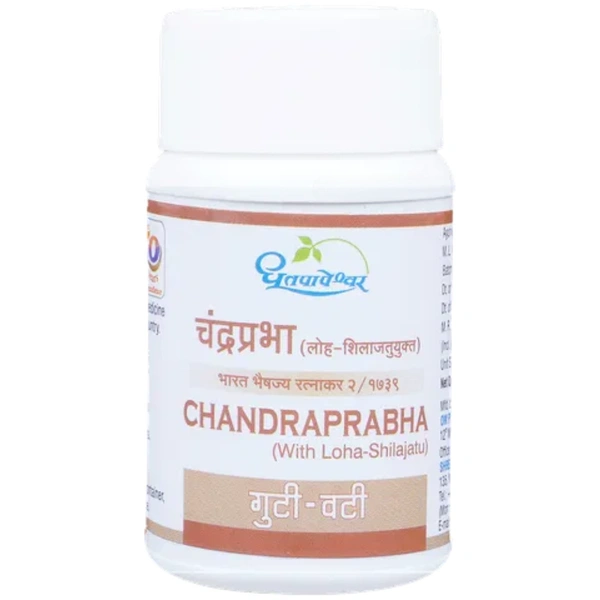 Shree Dhootapapeshwar Dhootapapeshwar Chandraprabha Gutika (100 tab) - 100 Tablets