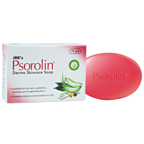 Dr. JRK’s Research and Pharmaceuticals Pvt Ltd Dr. Jrk Psorolin Medicated Bathing Bar (75g)