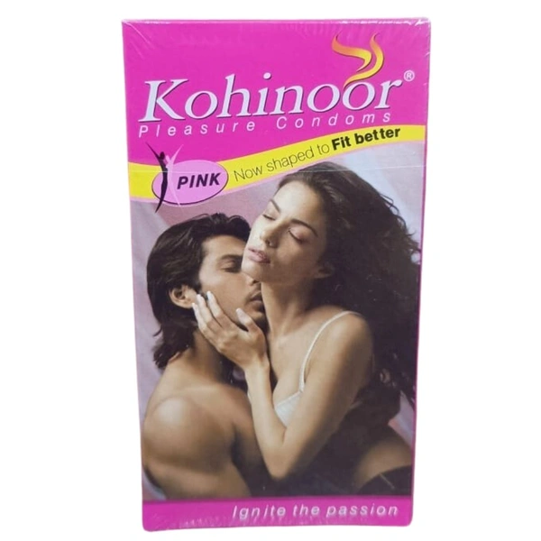 Reckitt Benckiser India Ltd Kohinoor Pink Pleasure Condoms (10pcs)