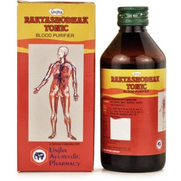 Unjha Ayurvedic Pharmacy Unjha Raktashodhak Tonic (200ml) - 200 ml