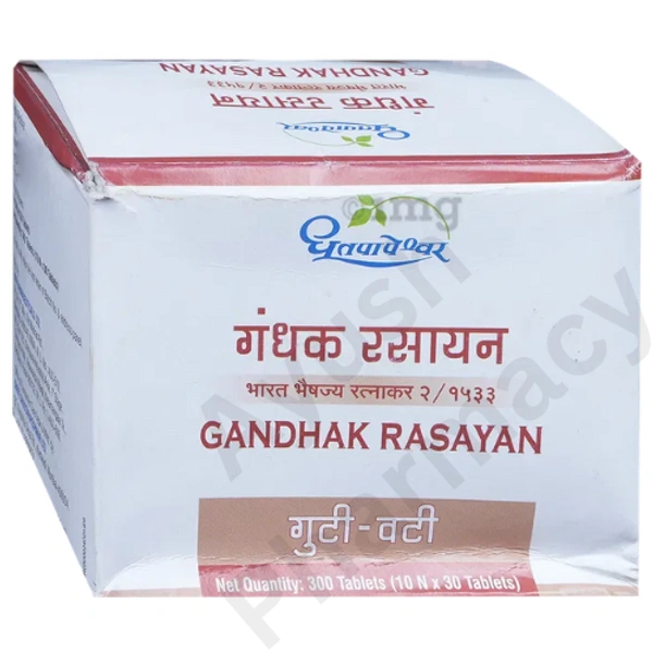 Shree Dhootapapeshwar Dhootapapeshwar Gandhak Rasayan (30tab) - 30 Tablets