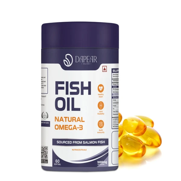 Dapear Fish Oil Omega-3 1200 mg - 60 Capsules