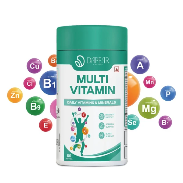 Dapear MultiVitamins - 60 Capsules