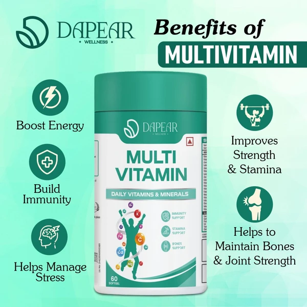 Dapear MultiVitamins - 60 Capsules