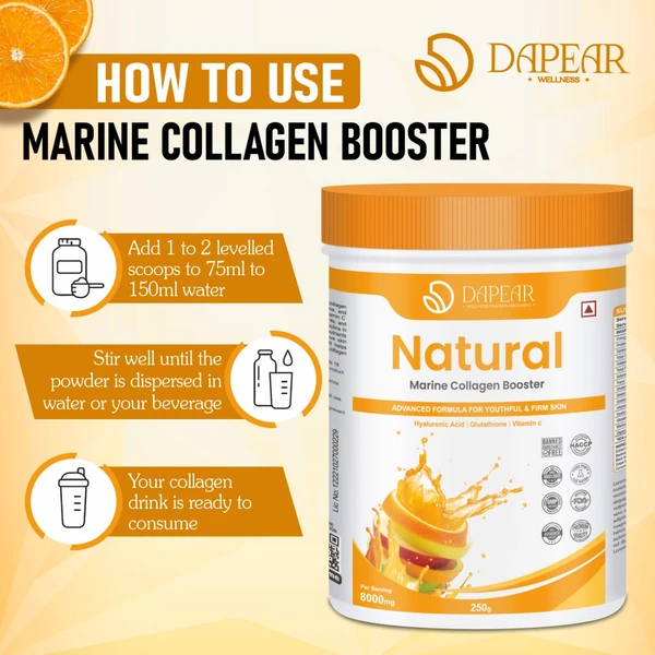 Dapear Natural Marine Collagen Booster - 250g