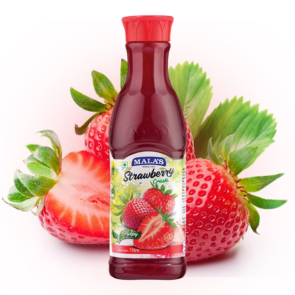 Malas Strawberry Crush 1 ltr