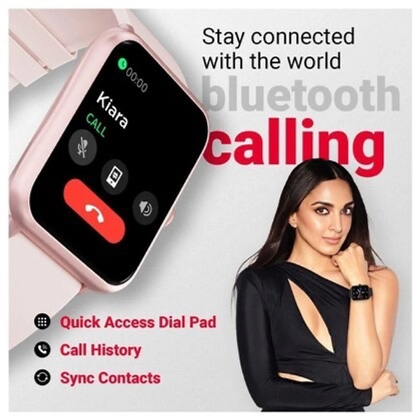 Fire-Boltt Ninja Call Pro Plus 1.83" Smart Watch With Bluetooth Calling, AI Voice Assistance, 100 Sports Modes IP67 Rating, 240 * 280 Pixel High Resolution Unboxed - Black