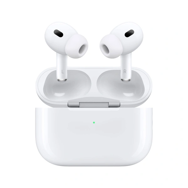 Ear Pods Pro 2 with Active Noise Cancelling with Lightning Cable Fast Charging, Bv5.4, 4 Mics ENC for Clear Calling, EQ Mode with Type-C Charging - white, Black
