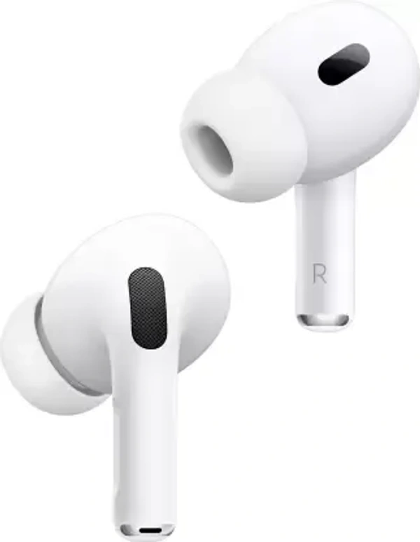 Apple AirPods Pro (2nd generation) with Active Noise Cancellation, Spatial Audio Bluetooth Headset  (White, True Wireless) - 13 MM, White