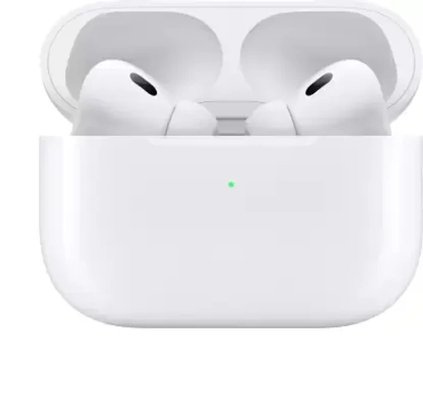 Apple AirPods Pro (2nd generation) with Active Noise Cancellation, Spatial Audio Bluetooth Headset  (White, True Wireless) - 13 MM, White