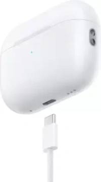 Apple AirPods Pro (2nd generation) with Active Noise Cancellation, Spatial Audio Bluetooth Headset  (White, True Wireless) - 13 MM, White