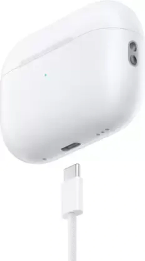 Apple AirPods Pro (2nd generation) with Active Noise Cancellation, Spatial Audio Bluetooth Headset  (White, True Wireless) - 13 MM, White