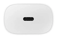 ‎Samsung Samsung Original 25W Single Port, Type-C Fast Charger, (Cable not Included), White/Black
