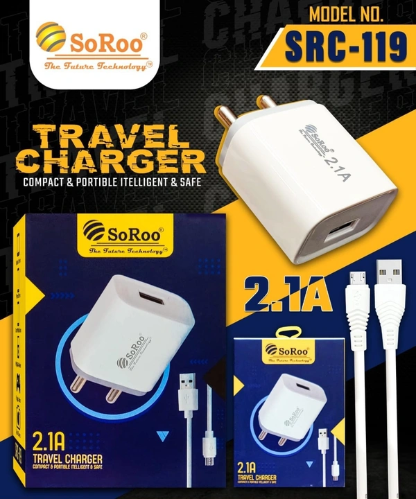 SORO 2.1amp Mobile Charger Src 119 With Data Cable