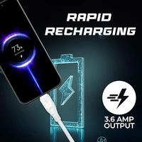 SOROO DT-89 TYPE -C DATA CABLE 3.6 AMP OUTPUT,3.0A FAST CHARGE USB A INPUT 1000MM LENGTH