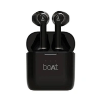 boAt Airdopes 131 with upto 60 Hours and ASAP Charge Bluetooth Headset  (Active Black Matte, True Wireless) - 13MM Drivers, Black