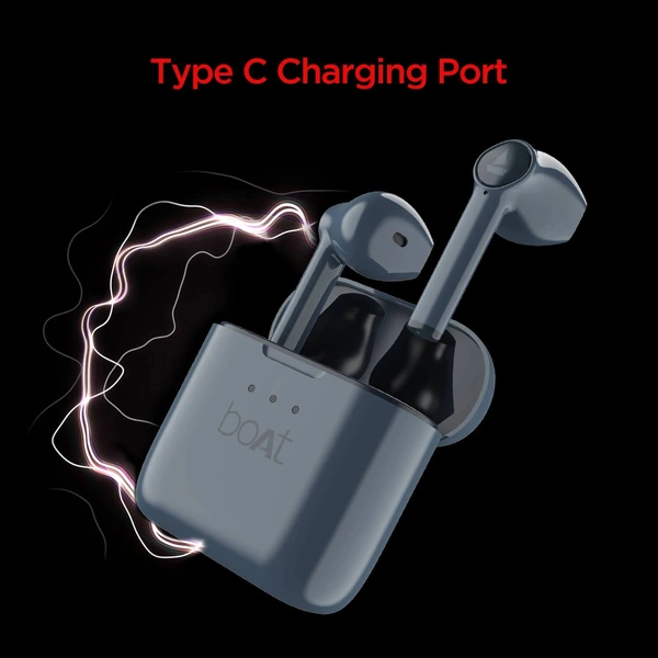 boAt Airdopes 131 with upto 60 Hours and ASAP Charge Bluetooth Headset  (Active Black Matte, True Wireless) - 13MM Drivers, Black